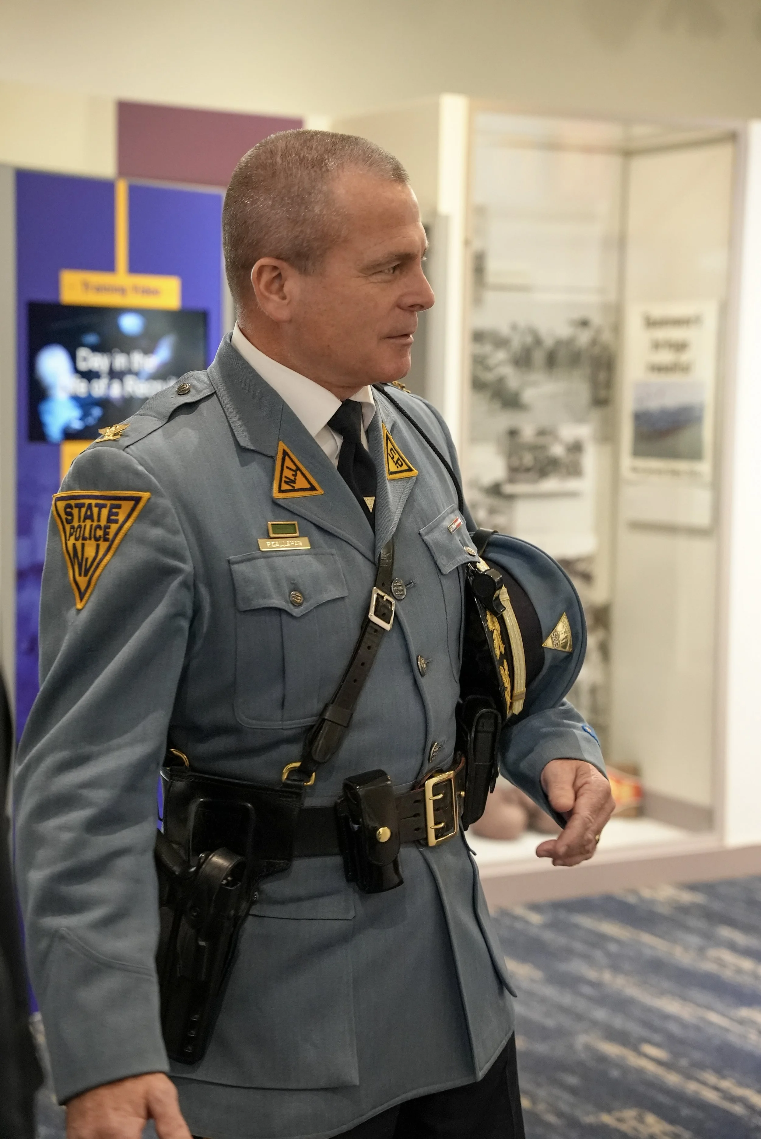 US POLICE 税関職員 ジャケット ＆ POLICE CAP セット　希少 EXCLUSIVE INTERVIEW: NJ STATE POLICE SUPERINTENDENT PATRICK J